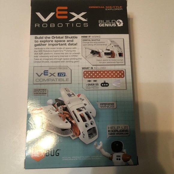 HEX BUG Vex Robotics Orbital Shuttle Explorer Build Genius Electronic STEM Toy - Picture 4 of 7